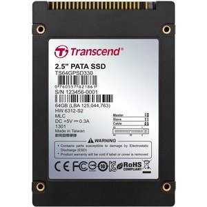 Transcend Solid State-Laufwerk - 2,5" Intern - 64 GB - IDE - 119 MB/s Maximale Lesegeschwindigkeit - 3 Jahr(e) Garantie