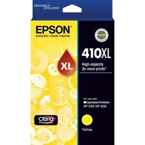 Epson Claria 410XL Original High Yield Inkjet Ink Cartridge - Yellow Pack - Inkjet - High Yield