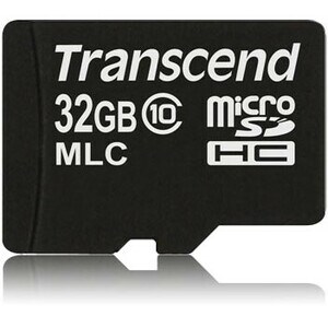 Transcend 32 GB Class 10 microSDHC - 20 MB/s Read - 16 MB/s Write - Lifetime Warranty