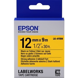 Epson Label Tape - 12 mm Width - Yellow