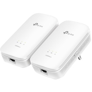 TP-Link TL-PA8010 Powerline Network Adapter - 1 x Network (RJ-45) - 1200 Mbit/s Powerline - 300 m Distance Supported - Hom