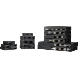 Cisco 110 SF110D-05 5 Ports Ethernet Switch - Fast Ethernet - 10/100Base-TX - 2 Layer Supported - Twisted Pair - Desktop, 