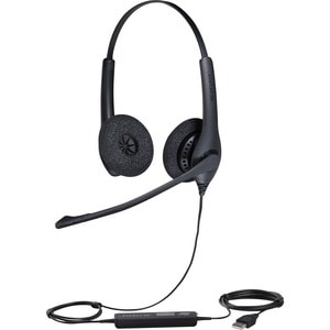 Jabra BIZ 1500 Headset - Stereo - USB - Wired - 32 Ohm - 20 Hz - 6.80 kHz - Over-the-head - Binaural - Supra-aural - 7.55 