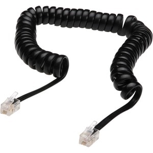 Digitus UAE Modular Spiral-Anschlusskabel. Kabellänge: 2 m, Anschluss 1: RJ10, Anschluss 2: RJ10. Verpackungsbreite: 140 m