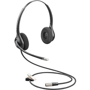 Plantronics SupraPlus Com fios Headset Estéreo Fone de ouvido - Preto - Binaural - Supra-aural - 76.2 cm Cabo - Cancelamen