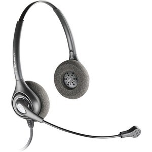 Plantronics SupraPlus Com fios Headset Estéreo Fone de ouvido - Binaural - Circum-auditivo - Cancelamento de ruído Microph