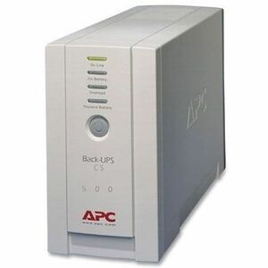 APC by Schneider Electric Back-UPS bk500 UPS em espera - 500 VA/300 W - 2,40 Minuto Stand-by - 120 V Input - Porta de série