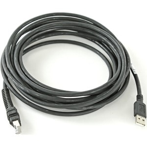 Zebra 4.57 m USB Data Transfer Cable - First End: USB Type A - Shielding