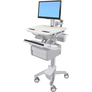 Ergotron StyleView Height Adjustable Display Stand - Up to 61 cm (24") Screen Support - 16.80 kg Load Capacity - Floor - P