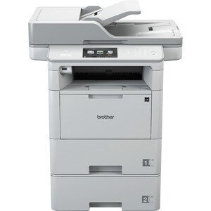 Brother MFC-L6800DWT Wireless Laser Multifunction Printer - Monochrome - Copier/Fax/Printer/Scanner - 46 ppm Mono Print - 