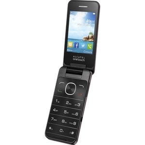 Alcatel 2012D 16 MB Feature Phone - 7.1 cm (2.8") LCD 240 x 320 - 16 MB RAM - 2G - Dark Chocolate - Bar - 2 SIM Support - 