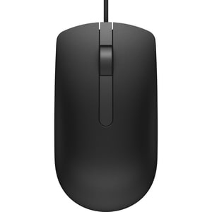Souris Optique Dell MS116 - USB - 2 Bouton(s) - Noir - Câble - 1000 dpi - Roulettes avec frein