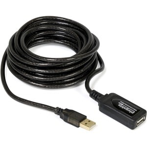 Plugable 5 Meter (16 Foot) USB 2.0 Active Extension Cable - Type A Male to A Female, Driverless