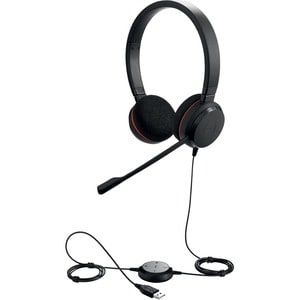Jabra EVOLVE 20 Com fios Headset Estéreo Fone de ouvido - Binaural - Supra-aural - Cancelamento de ruído Microphone - Canc