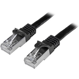 StarTech.com 2m Cat6 Patch Cable - Shielded (SFTP) Snagless Gigabit Network Patch Cable - Black - Deliver high-performance