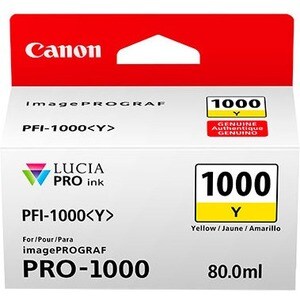 Canon LUCIA PRO PFI-1000 Y Original Jato de tinta Tinteiro - Amarelo Pack - Jato de tinta
