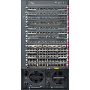 Cisco Catalyst 6500-E 6513-E Manageable Switch Chassis - Refurbished - 3 Layer Supported - Rack-mountable