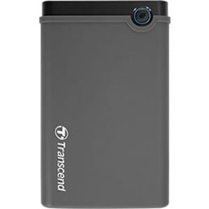 Box esterno per unità disco Transcend StoreJet 25CK3 - USB 3.0 Host Interface Esterno - Nero - 1 x Alloggiamento totale - 