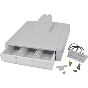 Ergotron SV44 Primary Triple Drawer for Laptop Cart - Grey