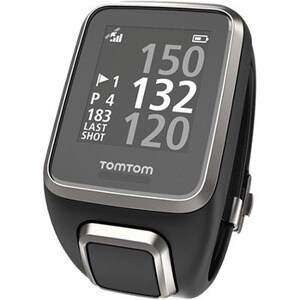 TomTom Golfer 2 GPS Watch - Black Body Color - Accelerometer, Motion Sensor, Gyro Sensor - Scorecard - Distance Traveled, 
