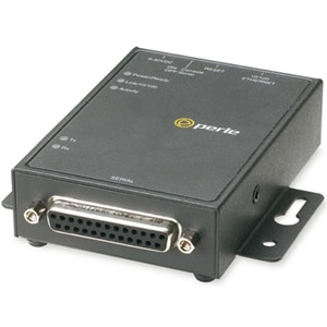 Perle IOLAN DS1 Device Server - 16 MB - 1 x Network (RJ-45) - 1 x Serial Port - Fast Ethernet - Wall Mountable, Rail-mount