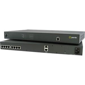Perle IOLAN SDS8C Terminal Server - Twisted Pair - 2 x Network (RJ-45) - 10/100/1000Base-T - Gigabit Ethernet - Management