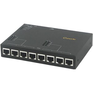 Perle IOLAN STS8-D Terminal Server - Twisted Pair - 1 x Network (RJ-45) - 10/100Base-TX - Fast Ethernet - Management Port