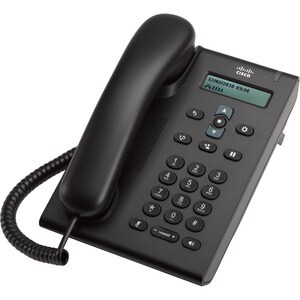Cisco 3905 Telefone IP - Recondicionado - Montagem em parede, Secretária - Carvão - 1 x Total Line - VoIP - 2 x Rede (RJ-4