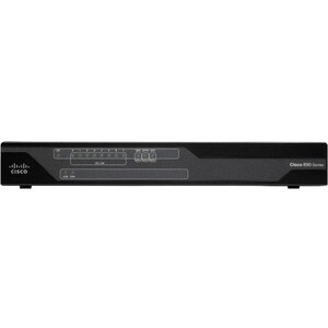 Cisco 890 891F Router - Recondicionado - 11 Portas - Porta de gestão - 1 - Gigabit Ethernet - Secretária