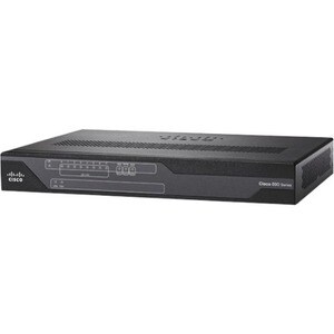 Cisco 880 886 ISDN Router - Recondicionado - 4 Portas - 4 RJ-45 Port(s) - Porta de gestão - Slots256 MB - Fast Ethernet - 