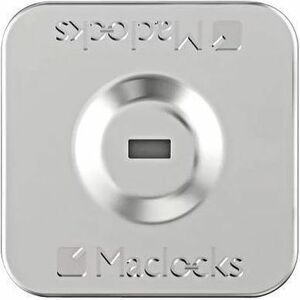 Compulocks Universal VHB Adhesive Security Plate Silver - Create a security slot on any device with 2" x 2" industrial str