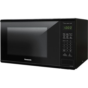 Panasonic 1.3 Cu. Ft. 1100W Countertop Microwave Oven - Black -NN-SU656B - Single - 1.3 ft³ Capacity - Microwave - 3 Power