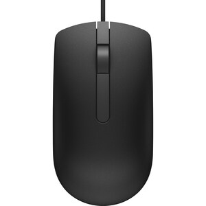 Dell MS116 Rato - USB - Ótico - 2 Taste(n) - Preto - Cabo - 1000 dpi - Roda de deslocação