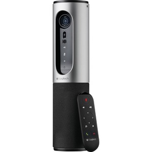 Telecomando dispositivo Logitech Wireless - Per Sistema per videoconferenze - 3,05 m Operating Distance - BatteriaArgento