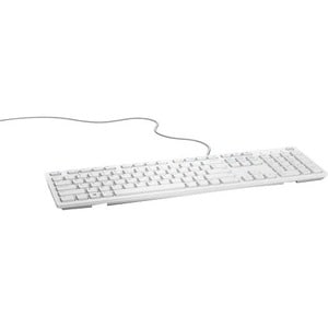 Dell Multimedia Keyboard (US English) - KB216 - White; Retail Packaging - Cable Connectivity - USB Interface - ChromeOS - 