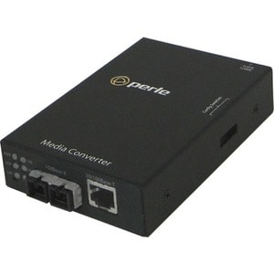 Perle S-1110DPP-M2SC2 Transceiver/Media Converter - 3 Port(s)Network (RJ-45) - 2 x PoE+ (RJ-45) Ports - 1 x SC - Twisted P