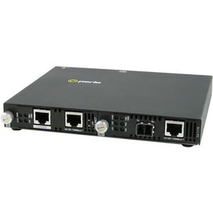 Perle SMI-1110-M2LC2 Transceiver/Media Converter - 2 Port(s) - 1 x Network (RJ-45) - Twisted Pair, Optical Fiber - Multi-m