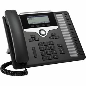 Cisco 7861 IP Phone - Corded - Corded - Wall Mountable, Desktop - Charcoal - 16 x Total Line - VoIP - 8.9 cm (3.5"") - Enh