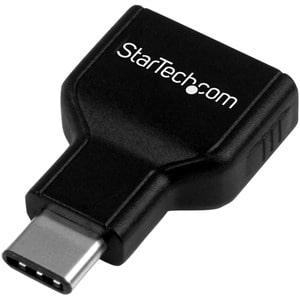 StarTech.com Adaptateur USB 3.0 USB-C vers USB-A - M/F - Nickel Connecteur - Noir