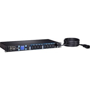 Eaton ePDU EMIH28 PDU - IEC 60320 C20 - 8 x IEC 60320 C13 - 16 A - 230 V AC Eingang - 4 kW - 1U/2U Netzwerk (RJ-45) - Hori