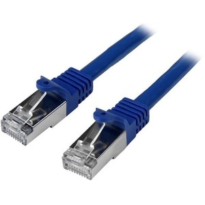 StarTech.com Cavo di rete Cat6 Ethernet Gigabit - 100% Rame - Cavo Patch RJ45 SFTP da 2m - Blu - Cable for Dispositivo di 
