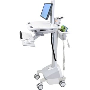 Ergotron StyleView Laptop-Wagen - 14,06 kg Kapazität - 4 Rollen - Aluminium, Plastik, Verzinkter Stahl