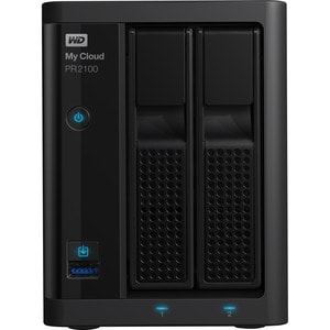 WD My Cloud PR2100 2 x Gesamtzahl Einschübe NAS-Speichersystem - 4 TB HDD - Intel Pentium N3710 Quad-Core 1,60 GHz - 4 GB 