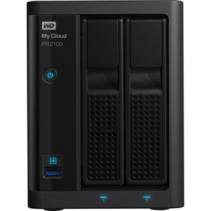 WD My Cloud PR2100 2 x Gesamtzahl Einschübe NAS-Speichersystem - 16 TB HDD - Intel Pentium N3710 Quad-Core 1,60 GHz - 4 GB