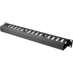 Digitus DN-97617 Cable Protection - Black - Cable Cover - 1U Rack Height x 19" Panel Width