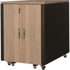 Digitus 483 mm (19") SOUNDproof rack. Type: Freestanding rack, Rack capacity: 17U, Maximum weight capacity: 1000 kg, Key l