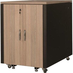 Digitus 483 mm (19") SOUNDproof rack. Type: Freestanding rack, Rack capacity: 17U, Maximum weight capacity: 1000 kg, Inter