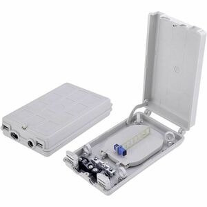 Digitus Fiber Optic Outdoor Distribution Box, 8x SC SX. Connector type: LC/SC, Product colour: Grey. Width: 160 mm, Depth: