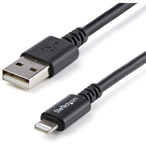 StarTech.com 3m (10ft) Long Black AppleÂ® 8-pin Lightning Connector to USB Cable for iPhone / iPod / iPad - Cable for iPho