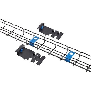 Eaton Vertical Flextray, 4" x 2" , 42U, with Mounting Hardware; Black - Cable Tray - Black - 42U Rack Height